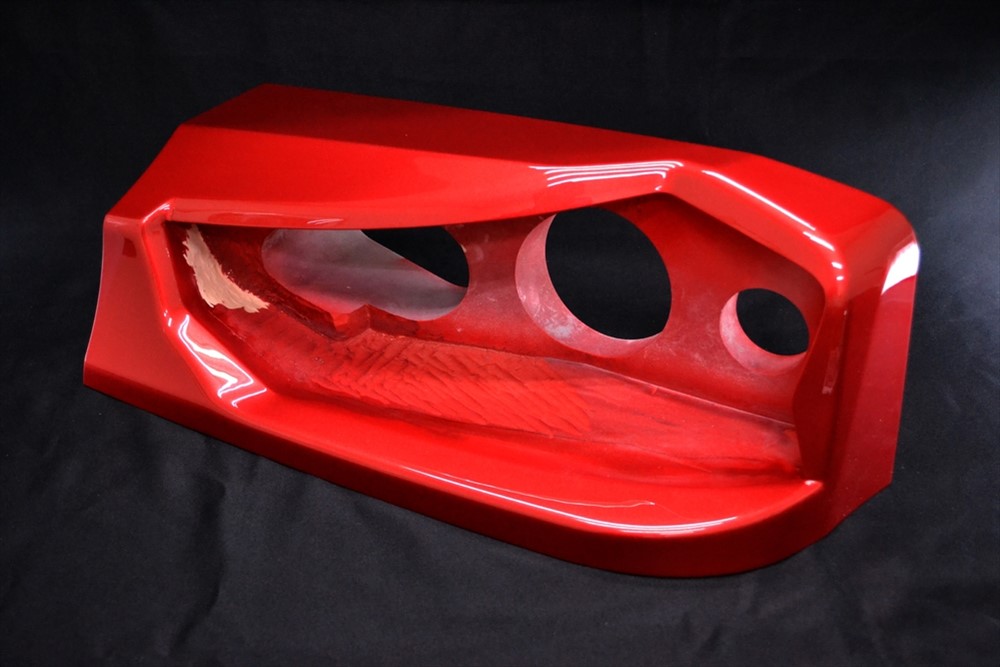 Chemical wood machining + painting