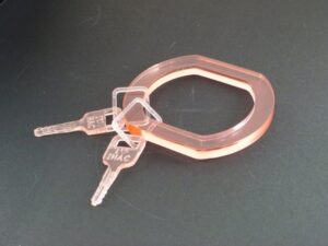 vacuum casted key sample