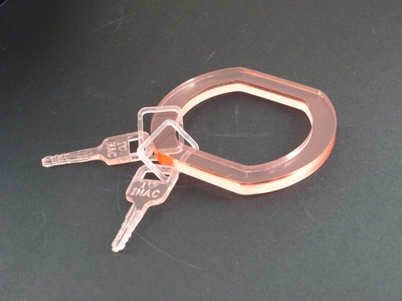 vacuum casted key sample