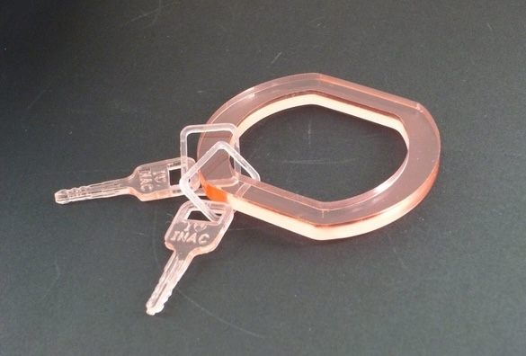 vacuum casted key sample